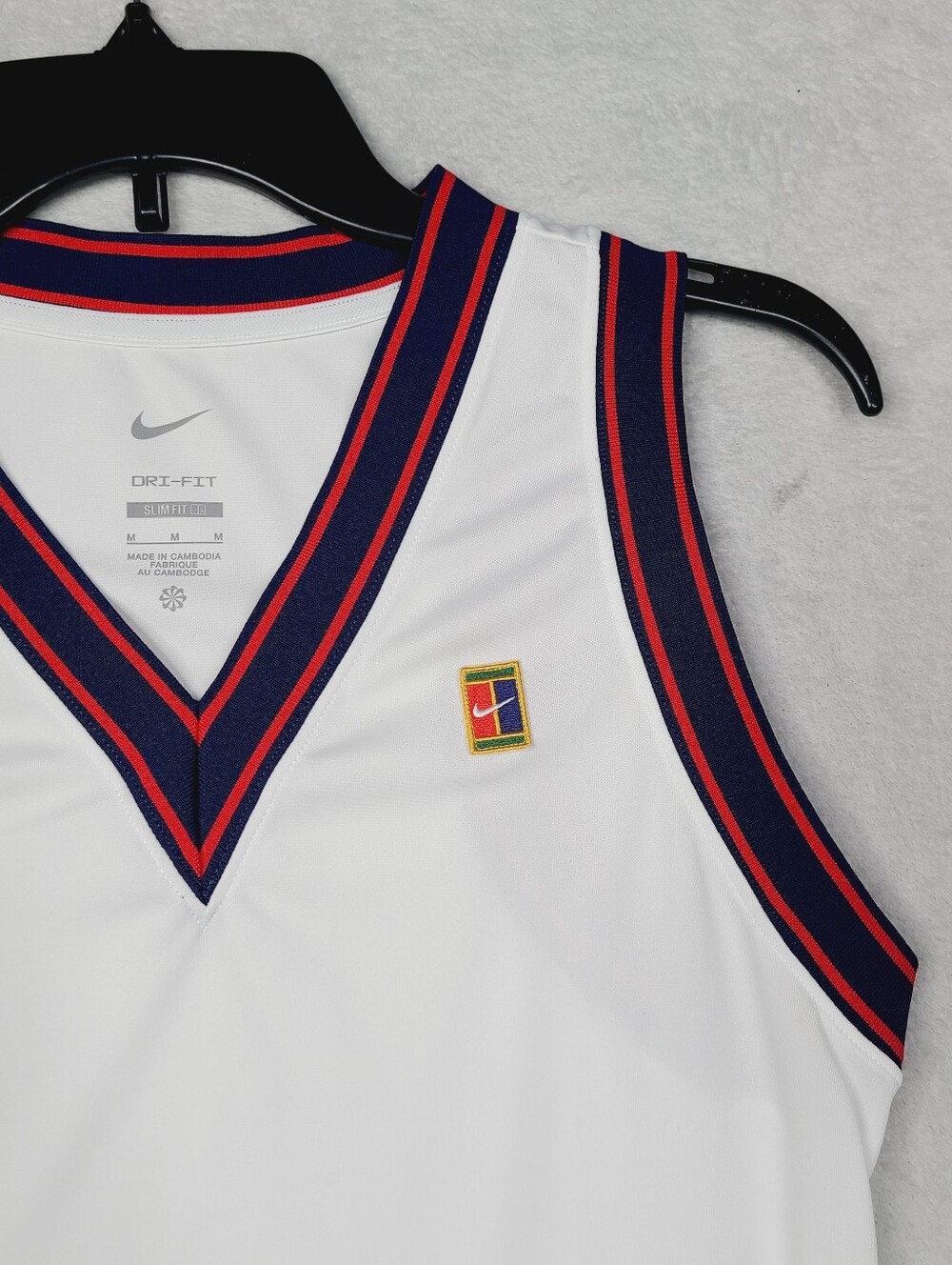 Nike Court Dri-FIT Slam Tennis Tank DA4718-100 Preppy Active Size Medium Women’s - Picture 7 of 9